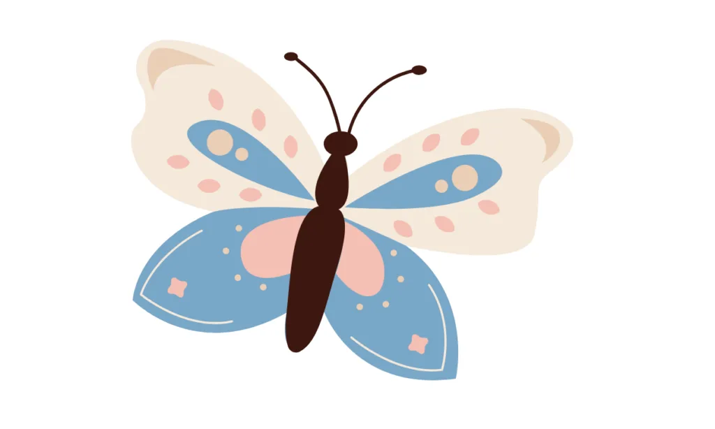 Gambar Kupu-Kupu Kartun