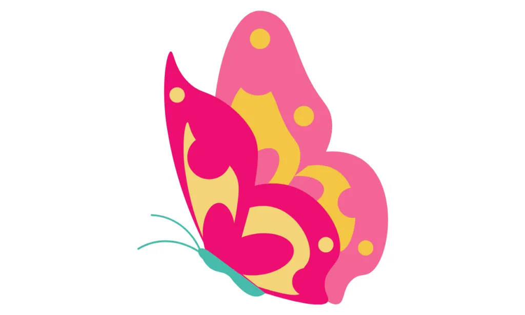 Gambar Kupu-Kupu Kartun