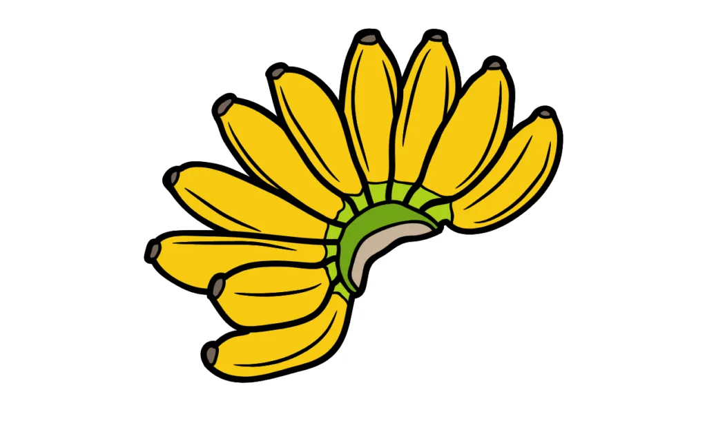 Gambar Pisang Kartun