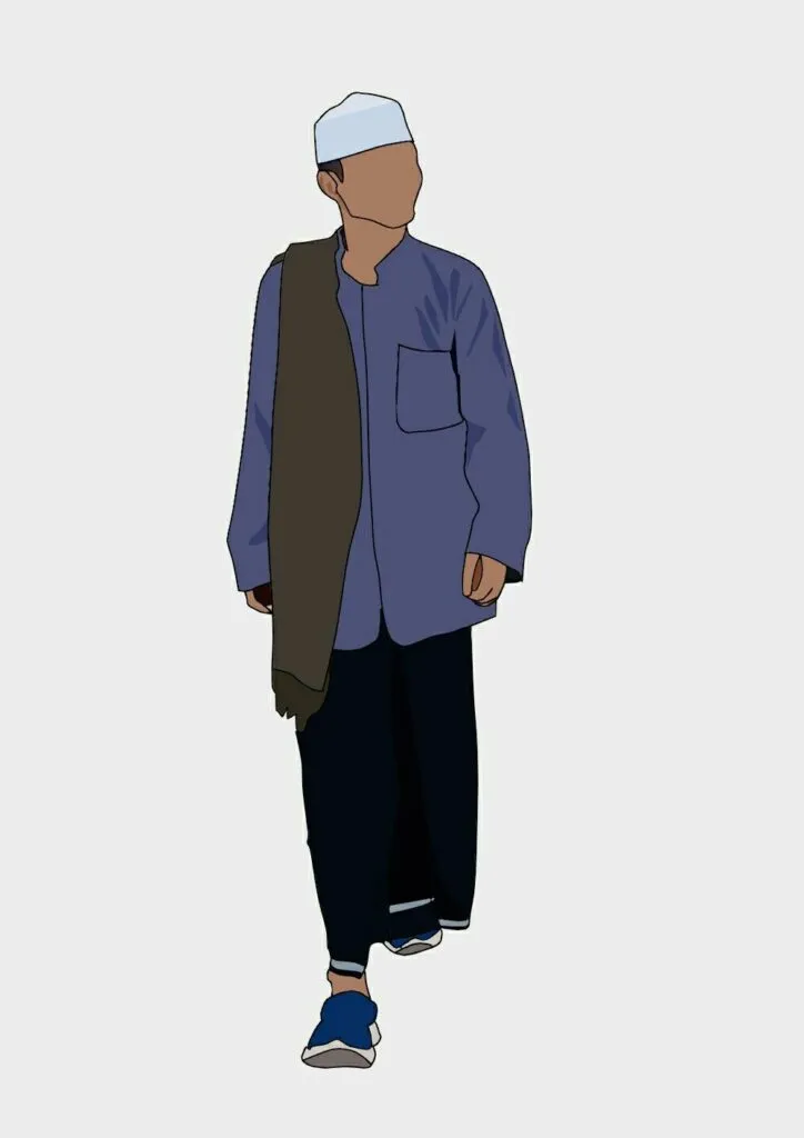 Kumpulan Gambar Santri Kartun Terbagus dan Terlengkap 24 Gambar Santri Kartun