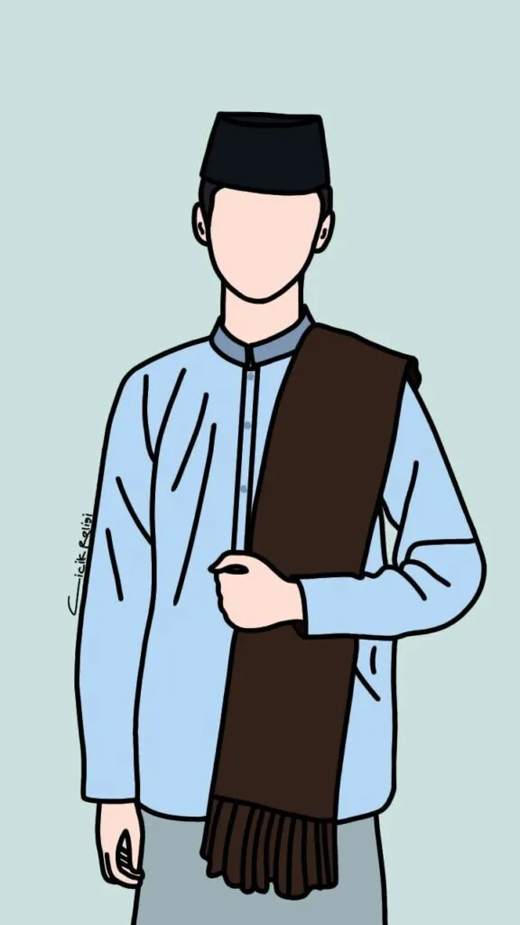 Kumpulan Gambar Santri Kartun Terbagus dan Terlengkap 18 Gambar Santri Kartun