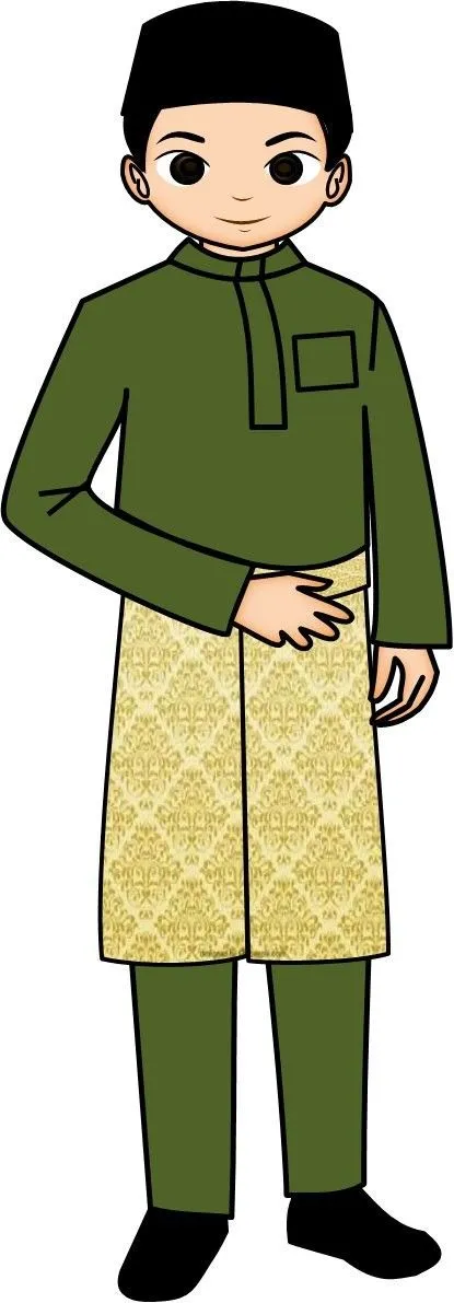 Kumpulan Gambar Santri Kartun Terbagus dan Terlengkap 16 Gambar Santri Kartun