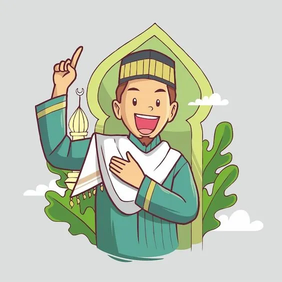 Kumpulan Gambar Santri Kartun Terbagus dan Terlengkap 11 Gambar Santri Kartun