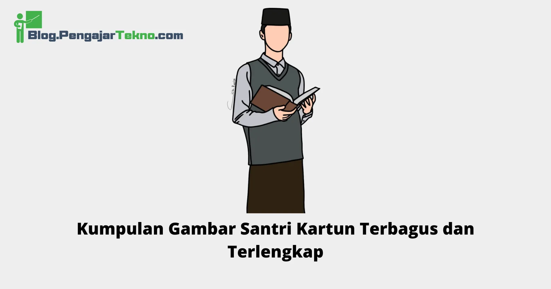 Gambar Santri Kartun