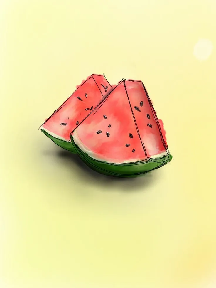 Kumpulan Gambar Semangka Kartun Terbagus dan Terlengkap 24 Gambar Semangka Kartun