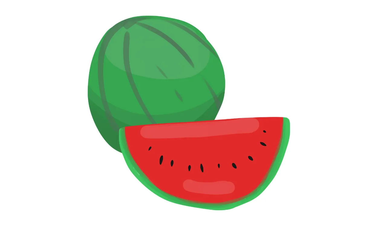 Kumpulan Gambar Semangka Kartun Terbagus dan Terlengkap 9 Gambar Semangka Kartun