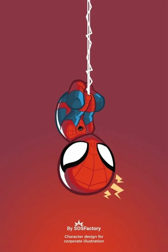 Gambar Spiderman Kartun