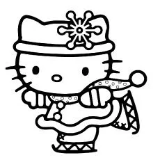 Mewarnai Gambar Hello Kitty