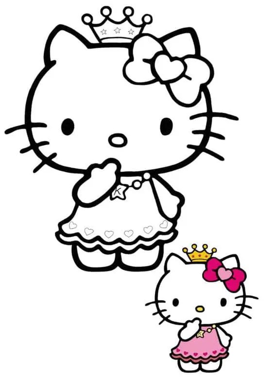 Mewarnai Gambar Hello Kitty