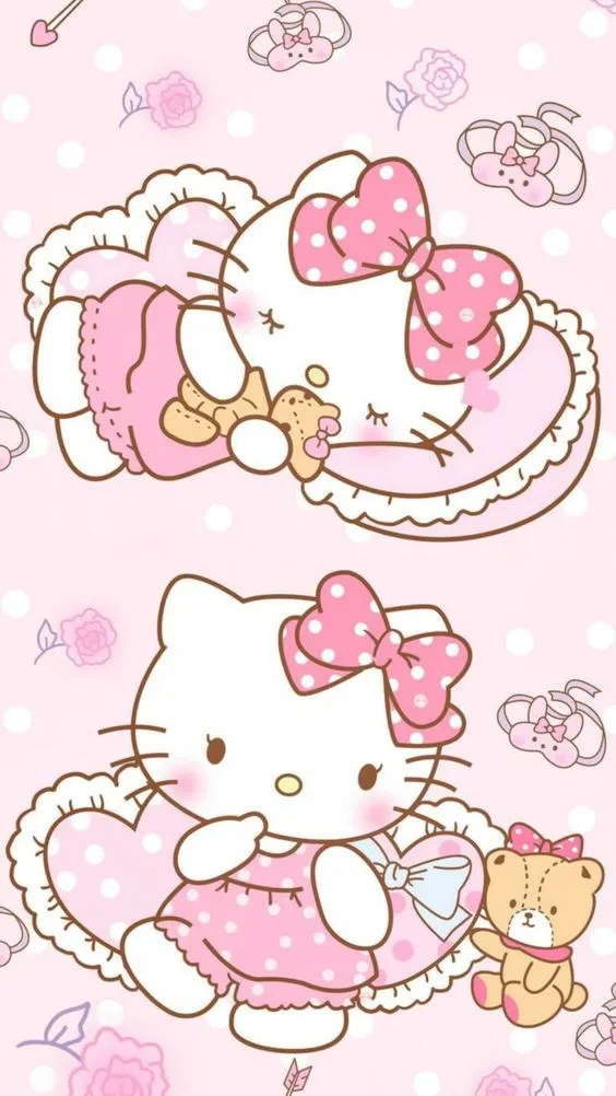 Kumpulan Wallpaper Hello Kitty Pink Cantik Terbagus dan Terlengkap 2 Wallpaper Hello Kitty Pink Cantik