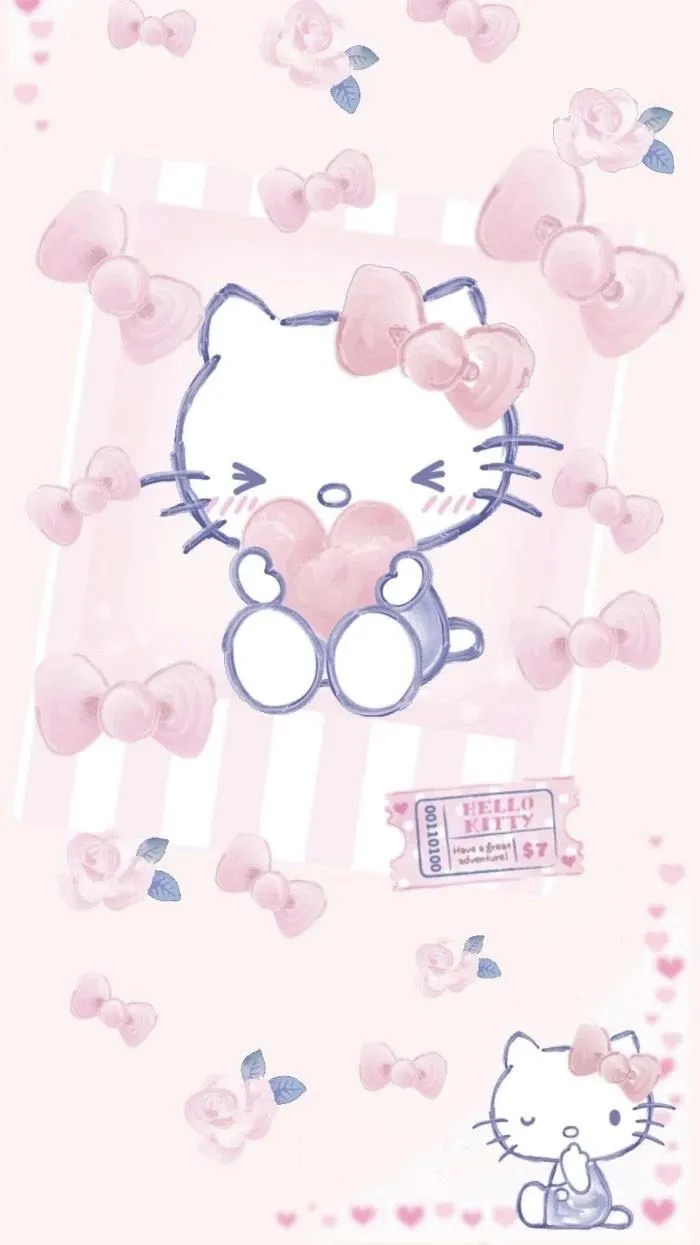 Kumpulan Wallpaper Hello Kitty Pink Cantik Terbagus dan Terlengkap 37 Wallpaper Hello Kitty Pink Cantik