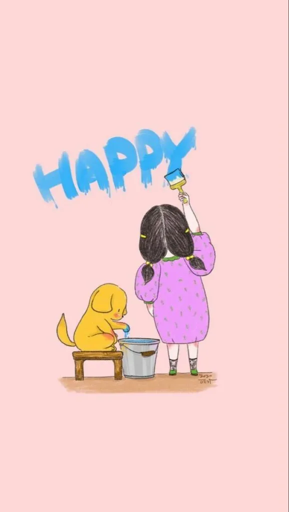 Gambar Kartun Lucu dan Imut Untuk Wallpaper