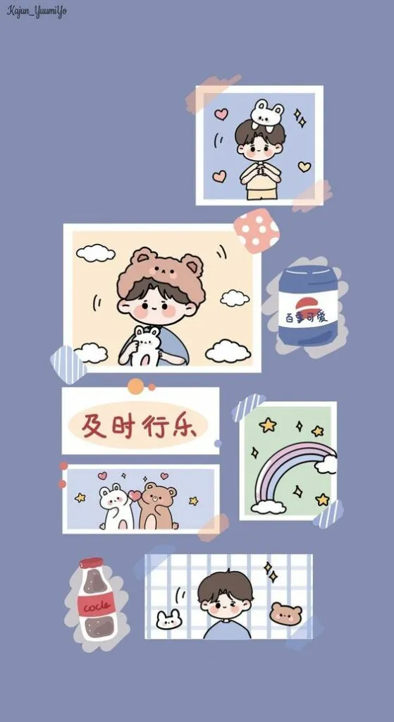 Gambar Kartun Lucu dan Imut Untuk Wallpaper