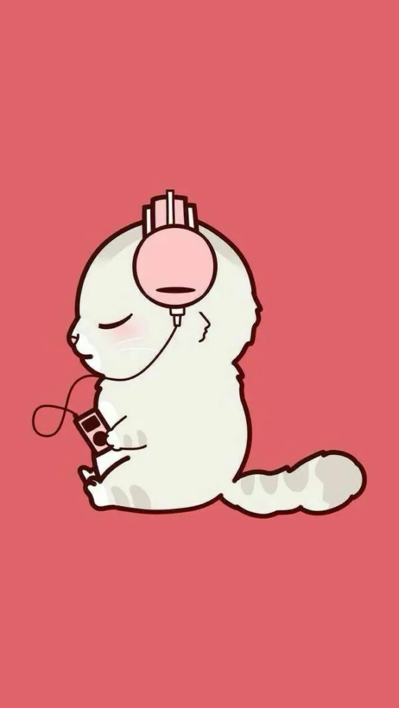 Gambar Kartun Kucing Lucu Untuk Wallpaper HP