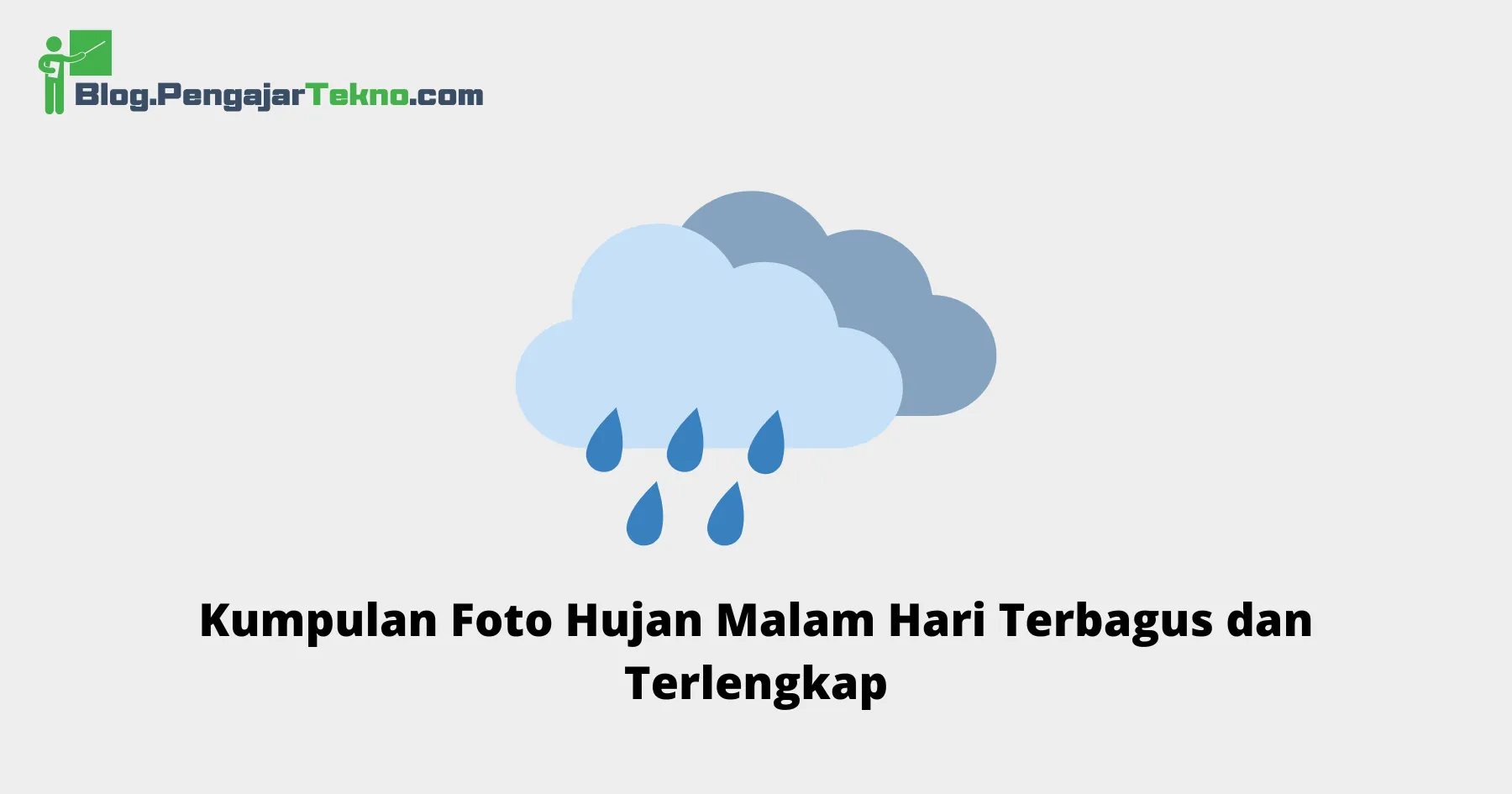 Foto Hujan Malam Hari