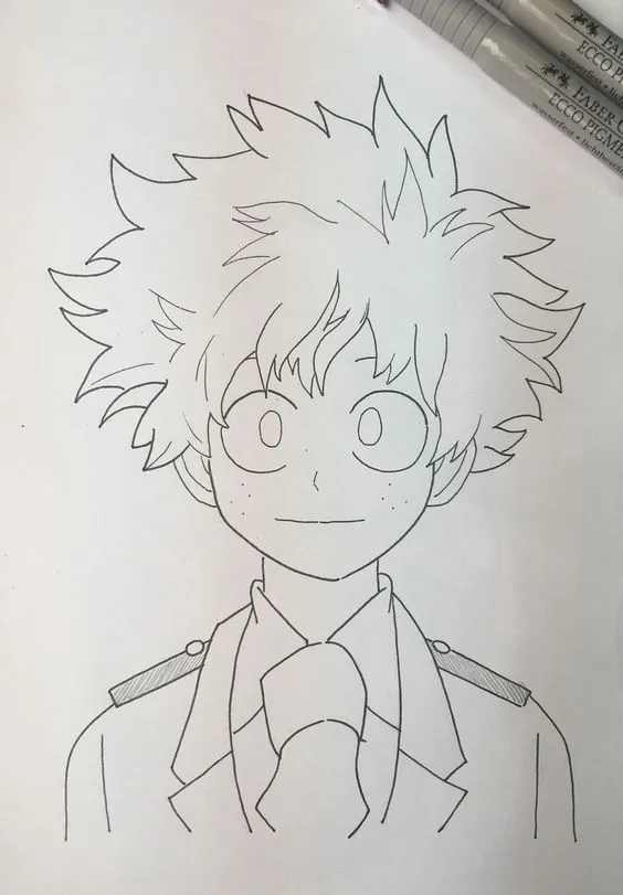 Kumpulan Gambar Anime Pensil Mudah Ditiru Terbagus 13 Gambar Anime Pensil Mudah Ditiru