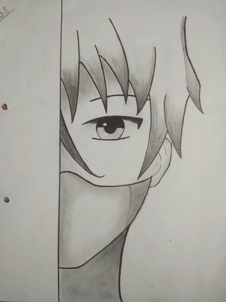 Kumpulan Gambar Anime Pensil Mudah Ditiru Terbagus 17 Gambar Anime Pensil Mudah Ditiru