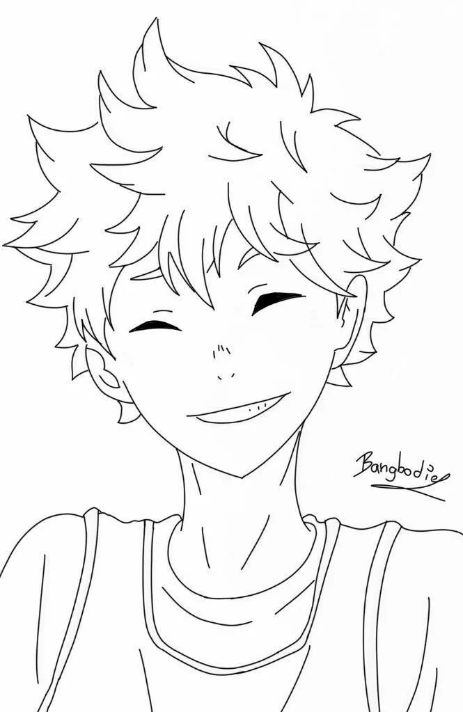 Kumpulan Gambar Anime Pensil Mudah Ditiru Terbagus 5 Gambar Anime Pensil Mudah Ditiru