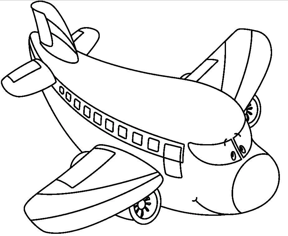 Kumpulan Gambar Pesawat Untuk Mewarnai Terbagus dan Terlengkap 15 Gambar Pesawat Untuk Mewarnai