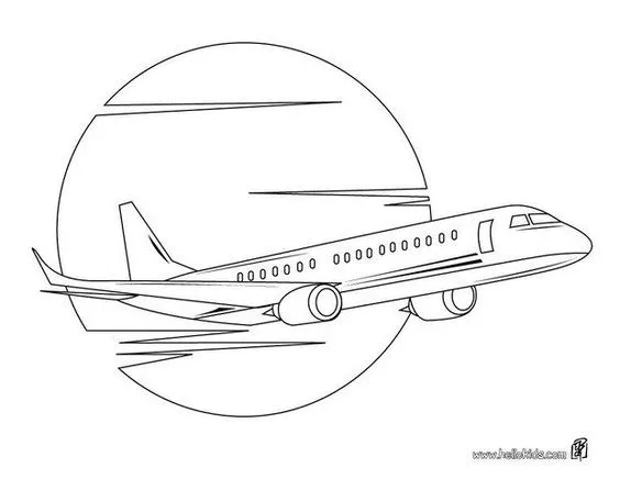 Kumpulan Gambar Pesawat Untuk Mewarnai Terbagus dan Terlengkap 17 Gambar Pesawat Untuk Mewarnai