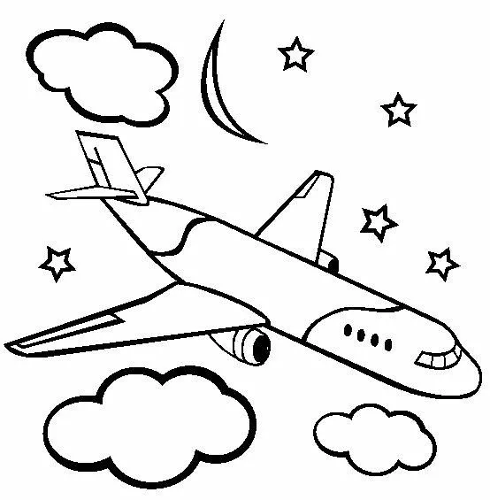 Kumpulan Gambar Pesawat Untuk Mewarnai Terbagus dan Terlengkap 29 Gambar Pesawat Untuk Mewarnai
