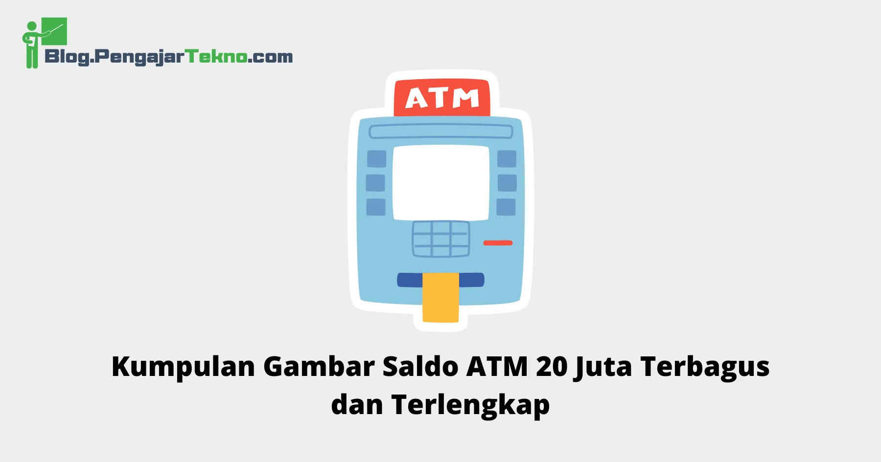 Gambar Saldo ATM 20 Juta