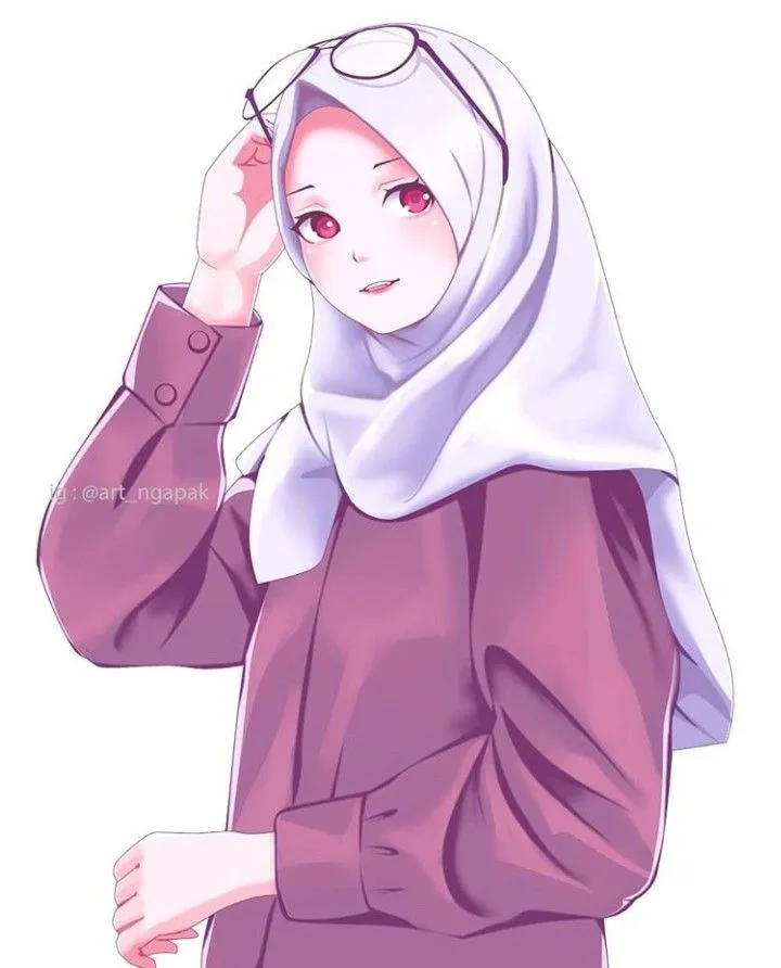 Kumpulan Gambar Anime Muslimah Anime Hijab Terbagus dan Terlengkap 31 Anime Muslimah Anime Hijab
