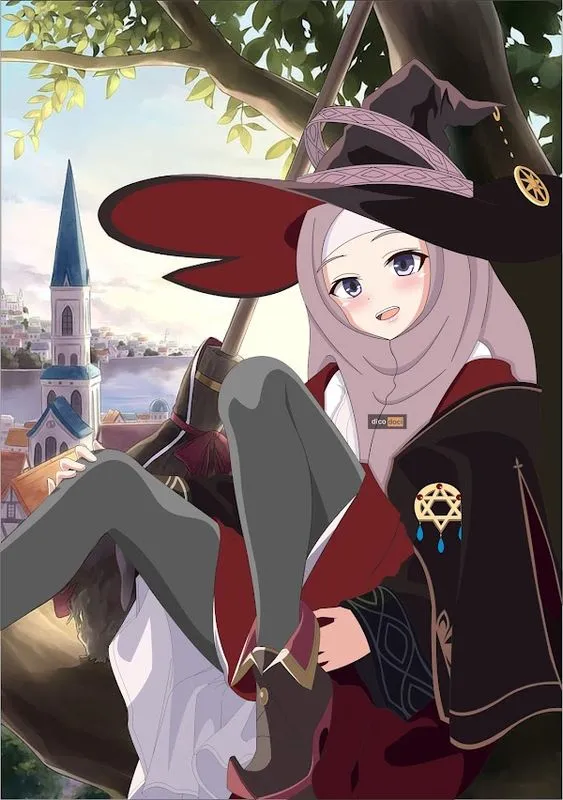 Kumpulan Gambar Anime Muslimah Anime Hijab Terbagus dan Terlengkap 19 Anime Muslimah Anime Hijab