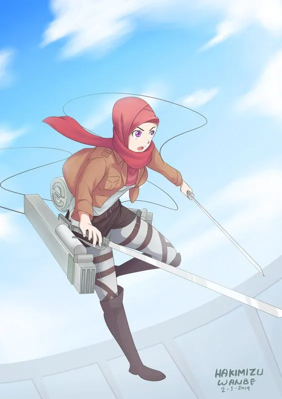 Kumpulan Gambar Anime Muslimah Anime Hijab Terbagus dan Terlengkap 13 Anime Muslimah Anime Hijab