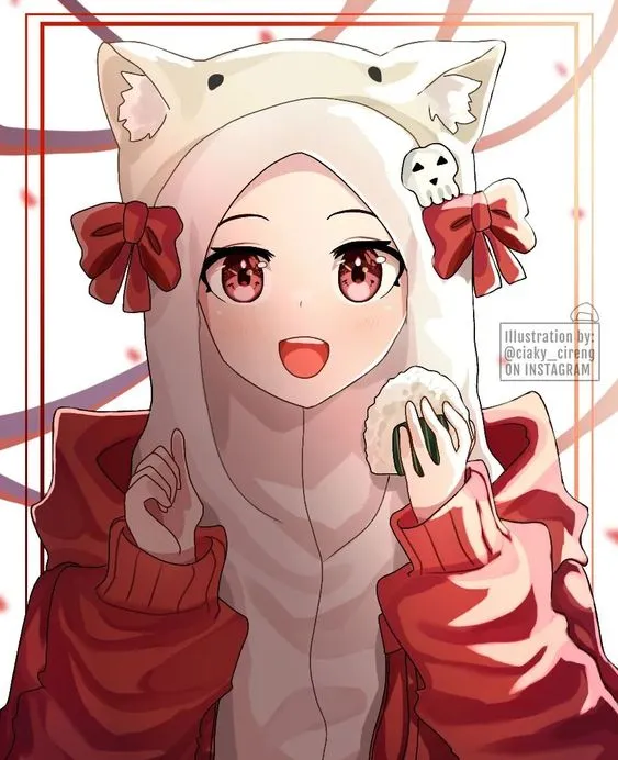 Kumpulan Gambar Anime Muslimah Anime Hijab Terbagus dan Terlengkap 27 Anime Muslimah Anime Hijab