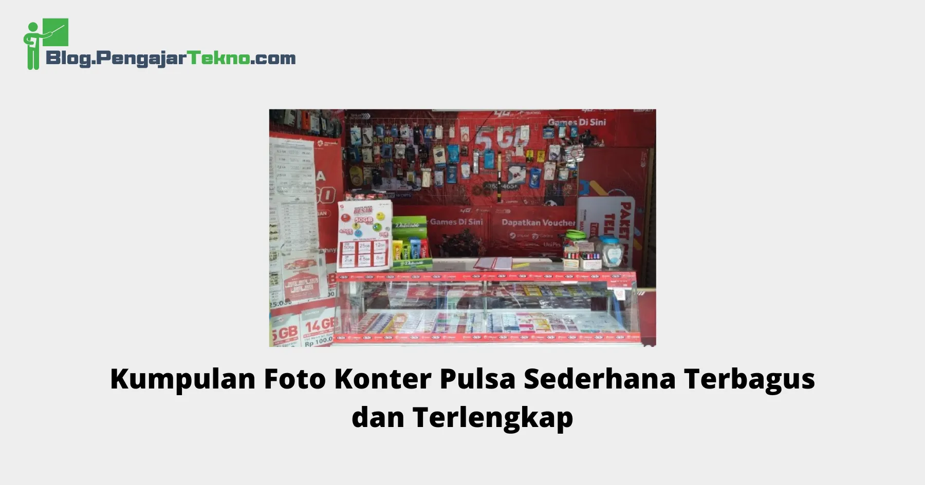Foto Konter Pulsa