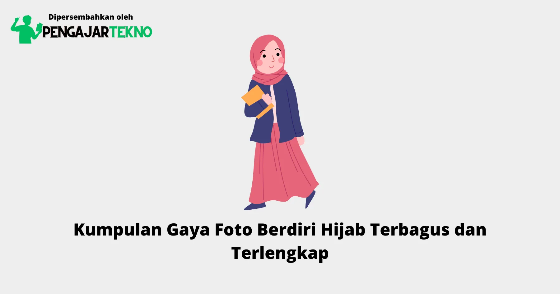Gaya Foto Berdiri Hijab