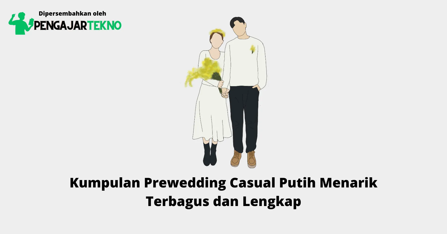 Prewedding Casual Putih