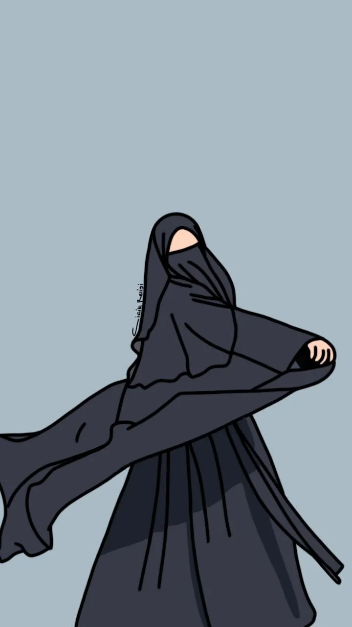 Kumpulan Foto Ukhti Bercadar Kartun Terbagus dan Terlengkap 13 Foto Ukhti Bercadar Kartun