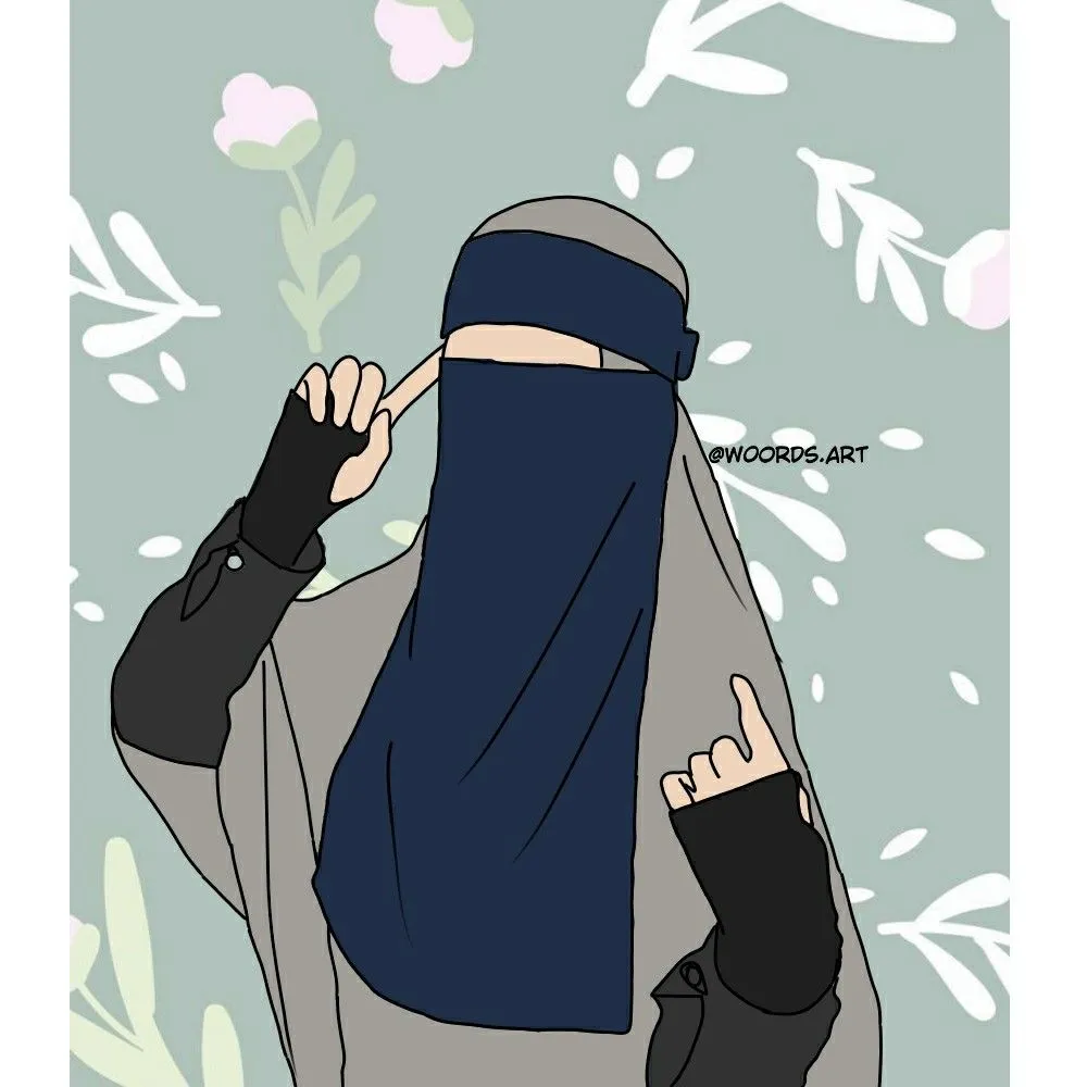 Kumpulan Foto Ukhti Bercadar Kartun Terbagus dan Terlengkap 29 Foto Ukhti Bercadar Kartun