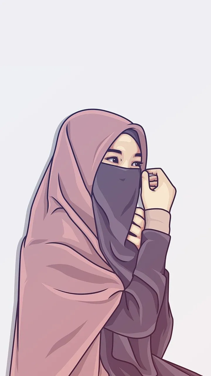 Kumpulan Foto Ukhti Bercadar Kartun Terbagus dan Terlengkap 2 Foto Ukhti Bercadar Kartun