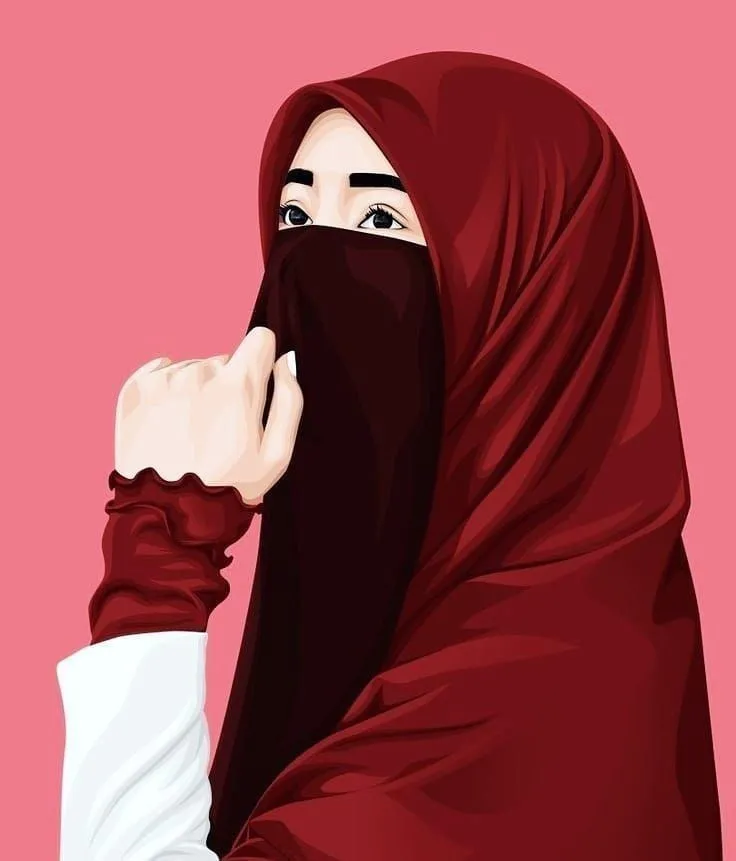 Kumpulan Foto Ukhti Bercadar Kartun Terbagus dan Terlengkap 24 Foto Ukhti Bercadar Kartun