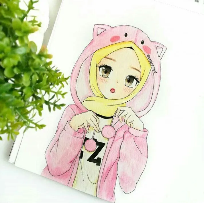 Kumpulan Gambar Anime Hijab Imut Terbagus dan Terlengkap 31 Gambar Anime Hijab Imut