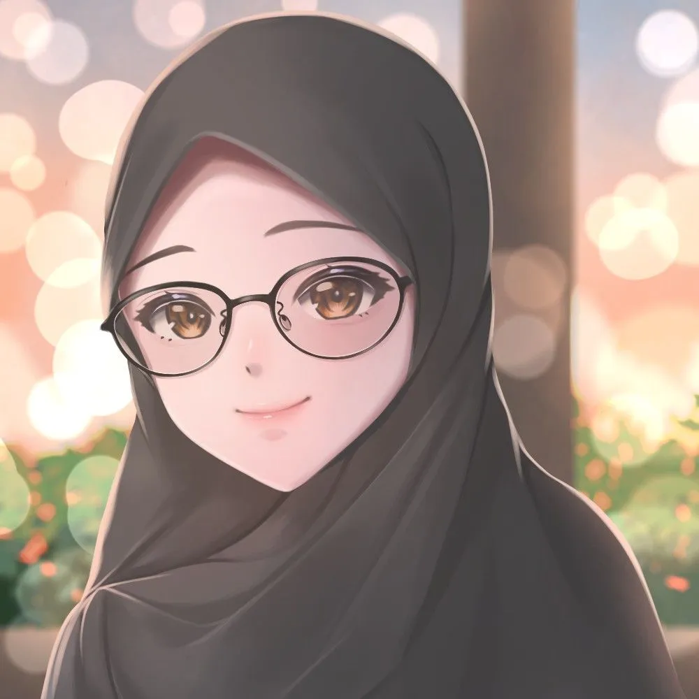 Kumpulan Gambar Anime Hijab Imut Terbagus dan Terlengkap 14 Gambar Anime Hijab Imut