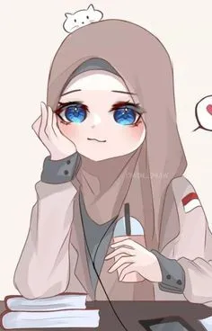 Kumpulan Gambar Anime Hijab Imut Terbagus dan Terlengkap 12 Gambar Anime Hijab Imut