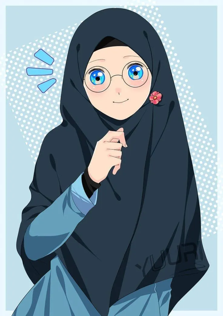 Kumpulan Gambar Anime Hijab Imut Terbagus dan Terlengkap 9 Gambar Anime Hijab Imut