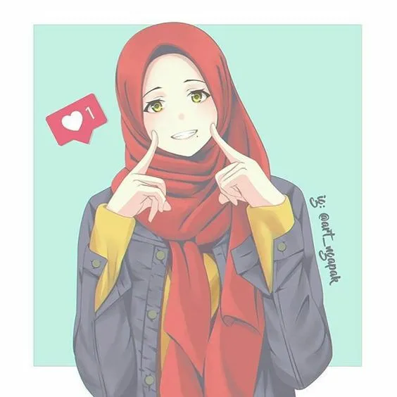 Kumpulan Gambar Anime Hijab Imut Terbagus dan Terlengkap 26 Gambar Anime Hijab Imut
