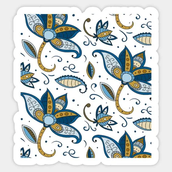 Kumpulan Gambar Batik Flora Menarik Terbagus dan Terlengkap 5 Gambar Batik Flora