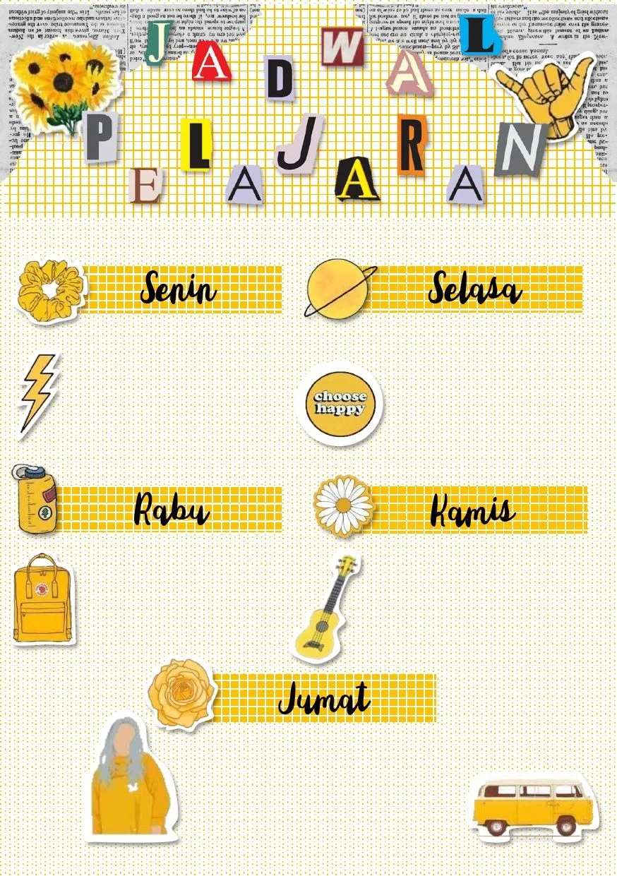 Kumpulan Gambar Jadwal Pelajaran Terbagus dan Terlengkap 31 Gambar Jadwal Pelajaran