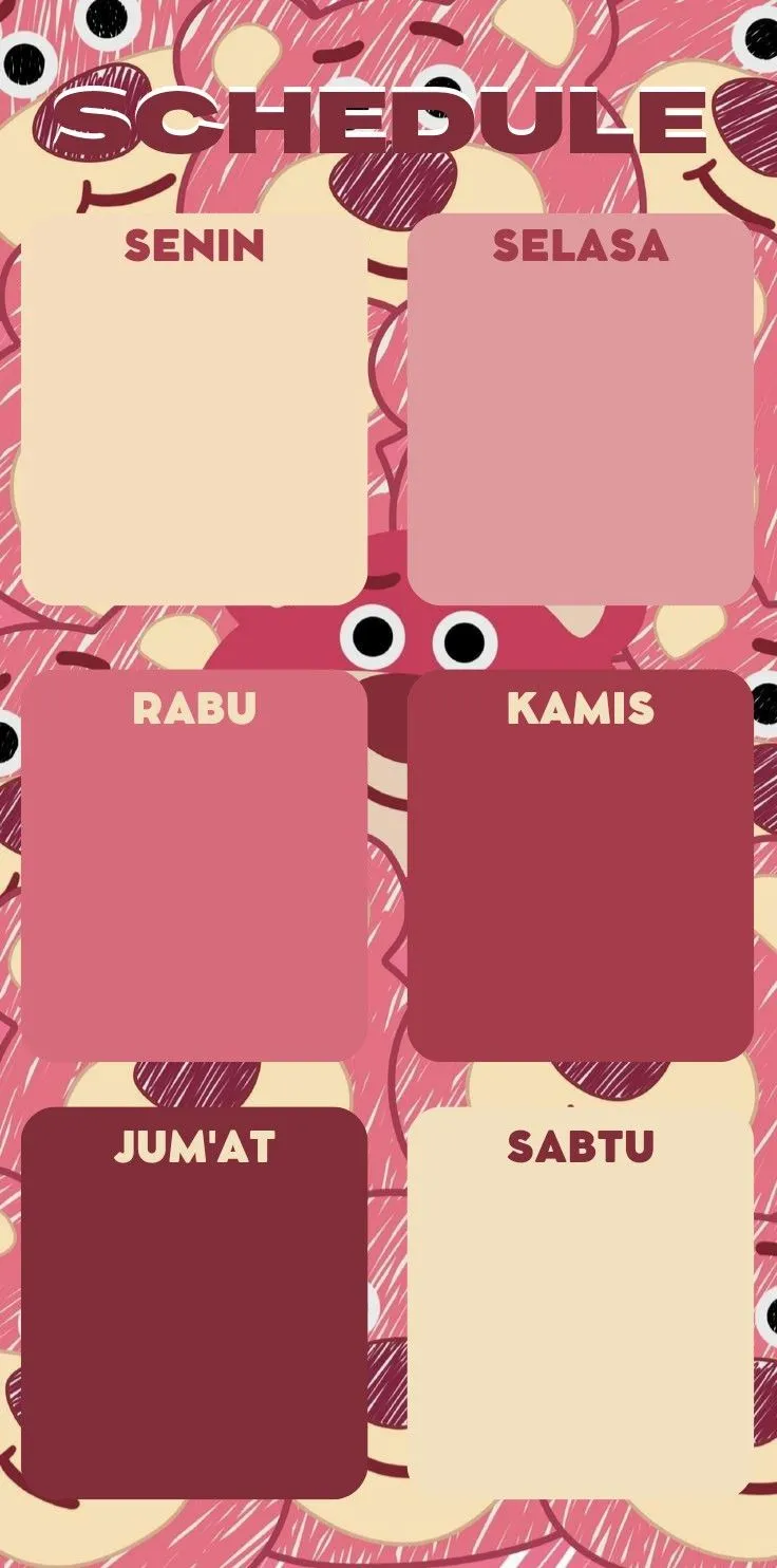 Kumpulan Gambar Jadwal Pelajaran Terbagus dan Terlengkap 9 Gambar Jadwal Pelajaran