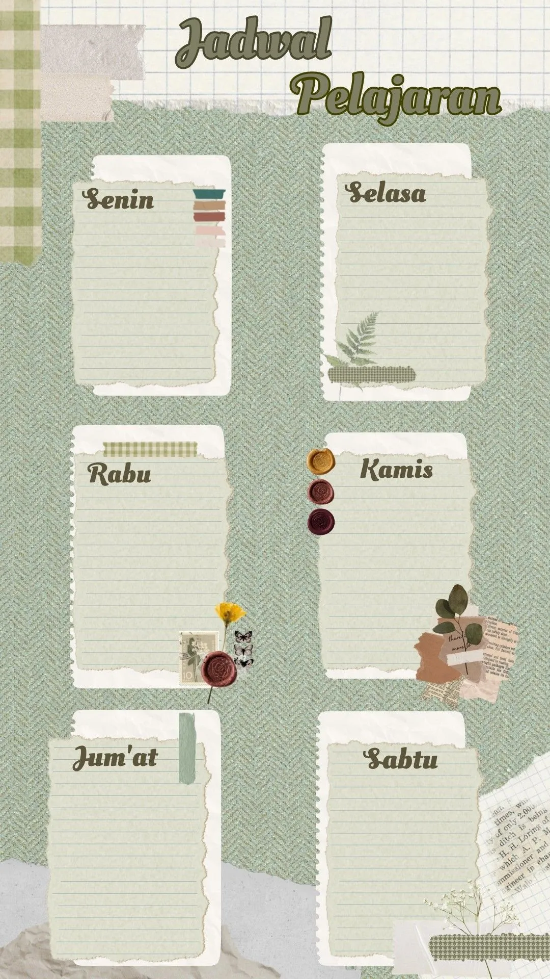 Kumpulan Gambar Jadwal Pelajaran Terbagus dan Terlengkap 5 Gambar Jadwal Pelajaran