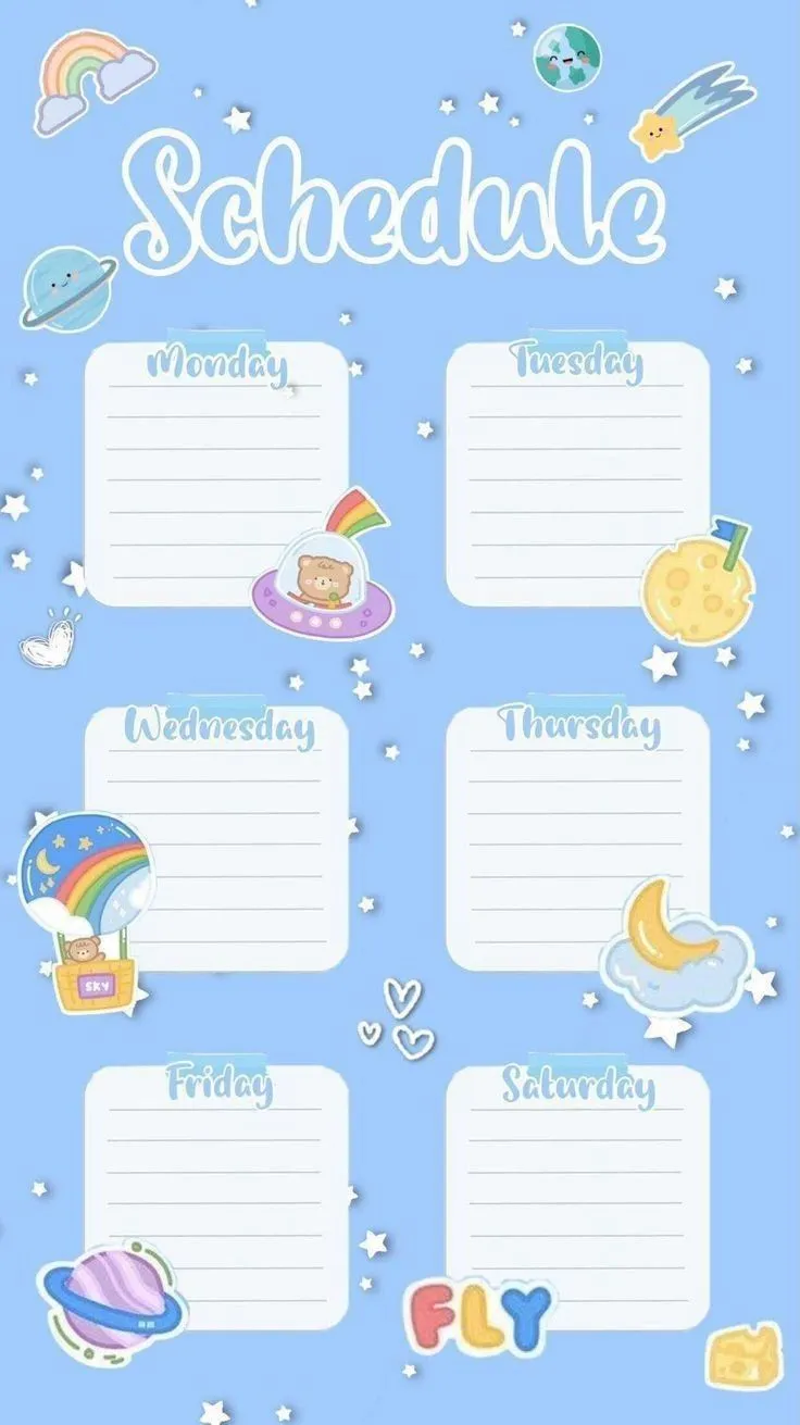 Kumpulan Gambar Jadwal Pelajaran Terbagus dan Terlengkap 4 Gambar Jadwal Pelajaran