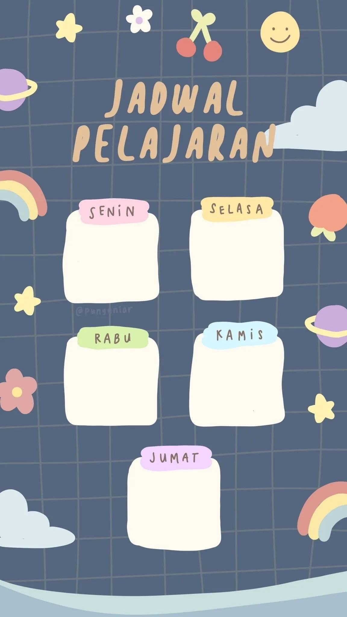 Kumpulan Gambar Jadwal Pelajaran Terbagus dan Terlengkap 3 Gambar Jadwal Pelajaran