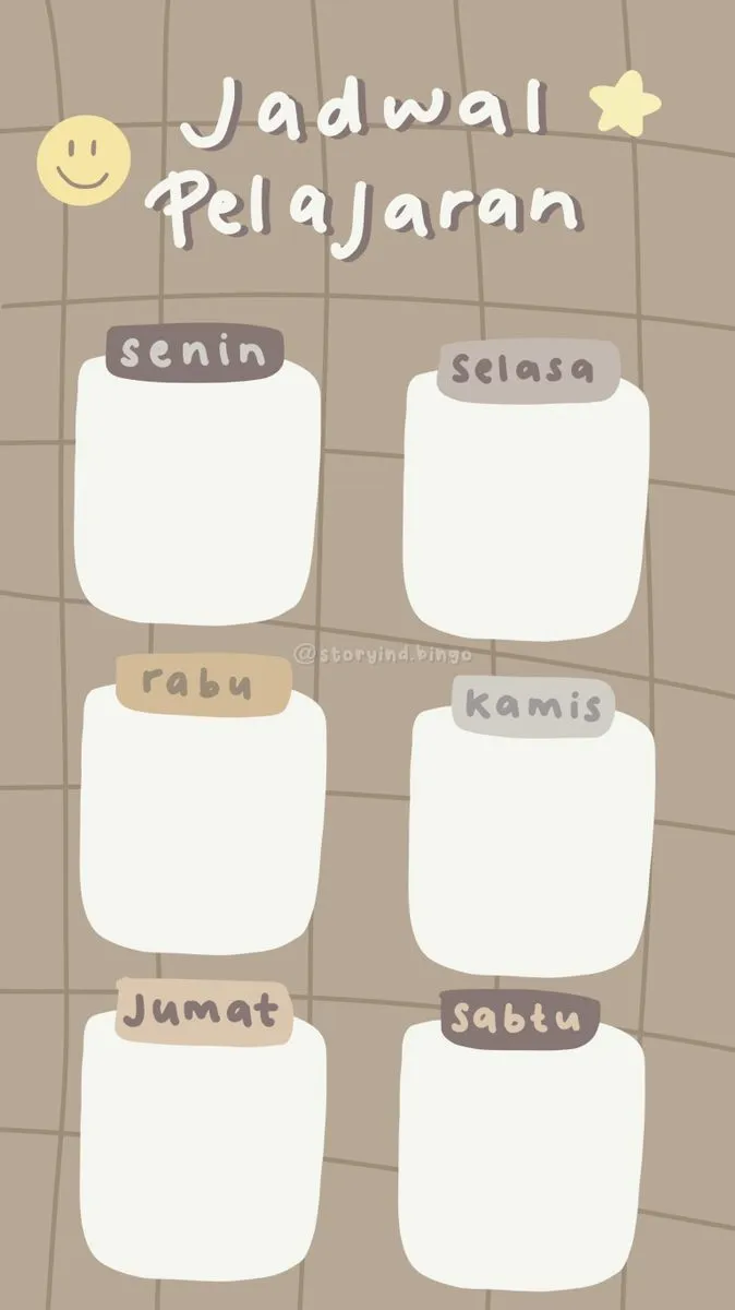 Kumpulan Gambar Jadwal Pelajaran Terbagus dan Terlengkap 26 Gambar Jadwal Pelajaran