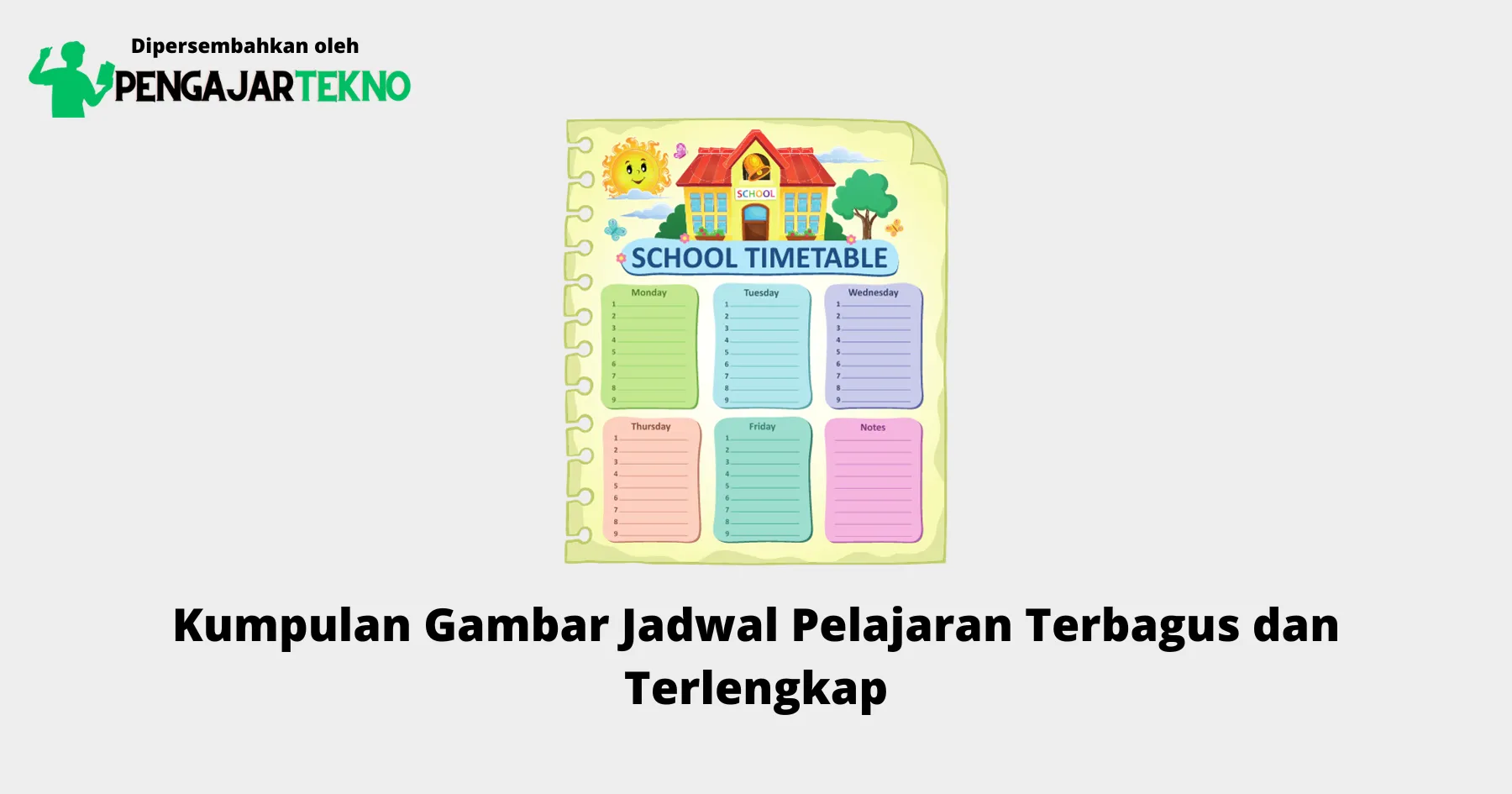 Gambar Jadwal Pelajaran